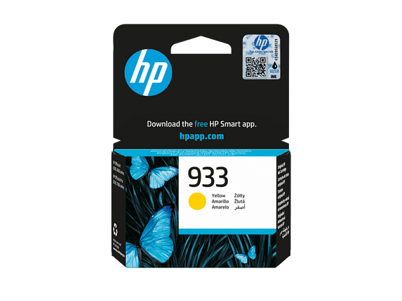 HP 933 High Yield Yellow Original Ink Cartridge (CN060AE)