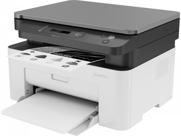 HP LaserJet MFP 135w – Compact Wireless Monochrome Laser Printer Front View,
HP 135w All-in-One Printer with Wireless Printing & Scanner,
HP LaserJet 135w Printing a Document – Home & Office Use,
HP MFP 135w Side View – Small Business Printer with Wi-Fi,
HP 135w Laser Printer with Paper Tray Open,
HP LaserJet MFP 135w Compact Design for Home & Office,