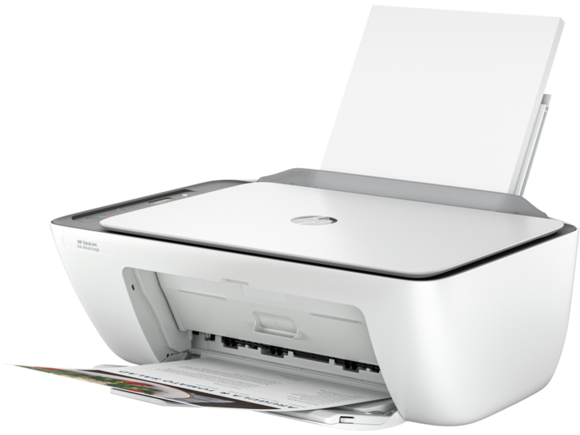 HP DeskJet 2875 All-in-One Printer – Front View
HP 2875 Printer with Paper Tray Open
HP DeskJet 2875 Compact Wireless Printer for Home & Office