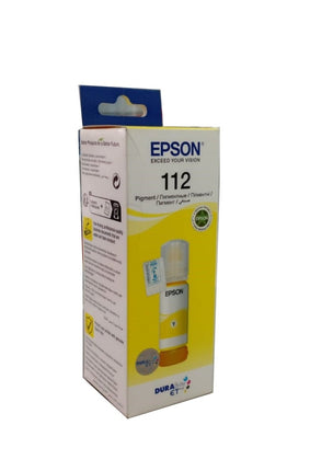 Epson 112 EcoTank Yellow ink bottle 70ml - Emerging Computers Limited