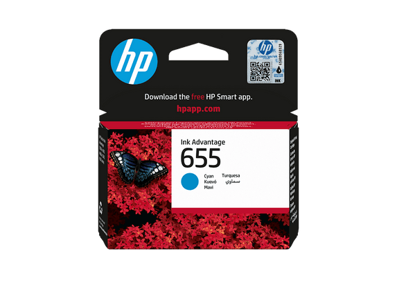 HP 655 Ink Cartridge Cyan - Emerging Computers Limited