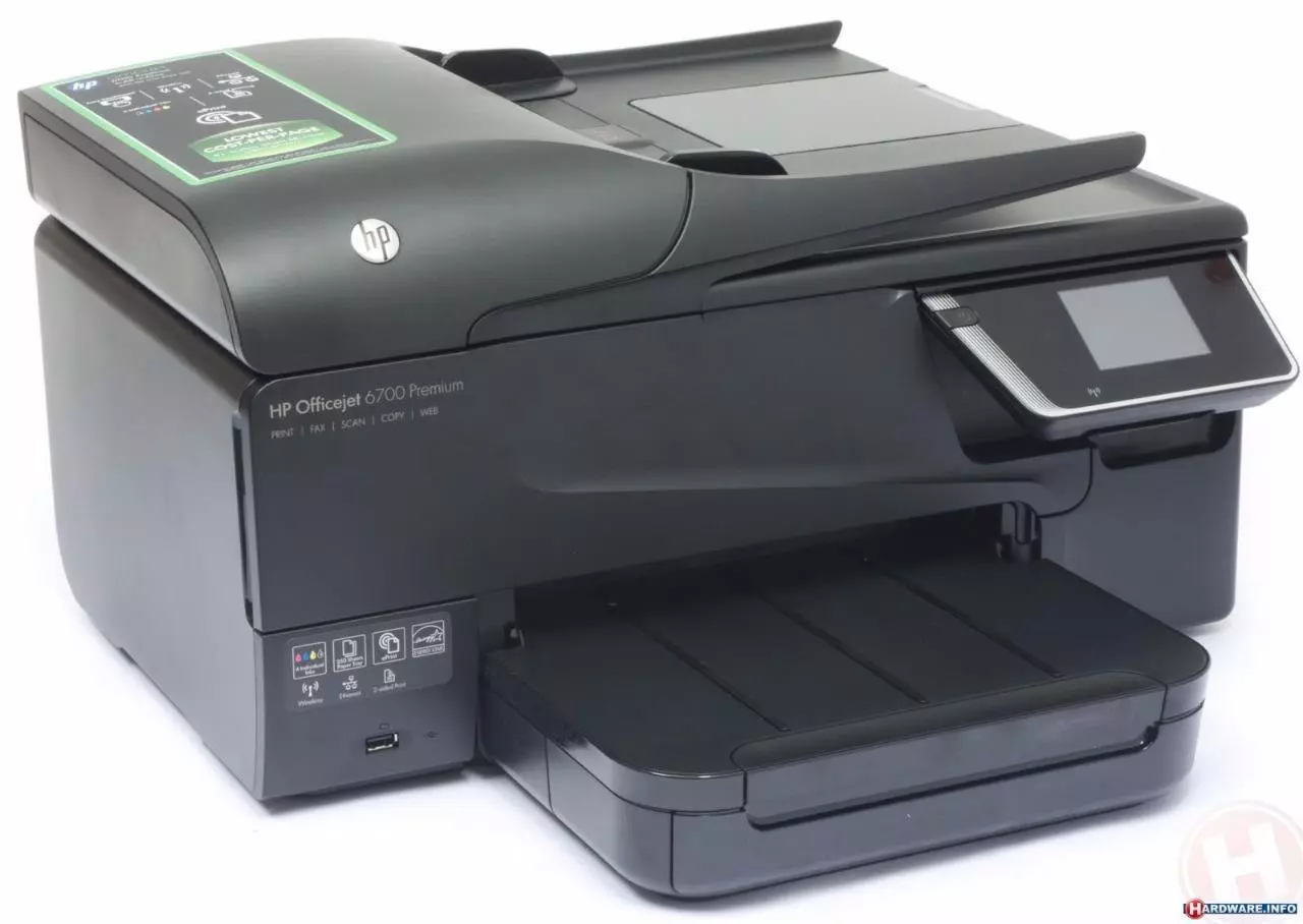 HP OfficeJet 6700 All-in-One Printer – Front View
HP 6700 Printer with Touchscreen Display
HP OfficeJet Wireless Printer with ADF and Duplex Printing