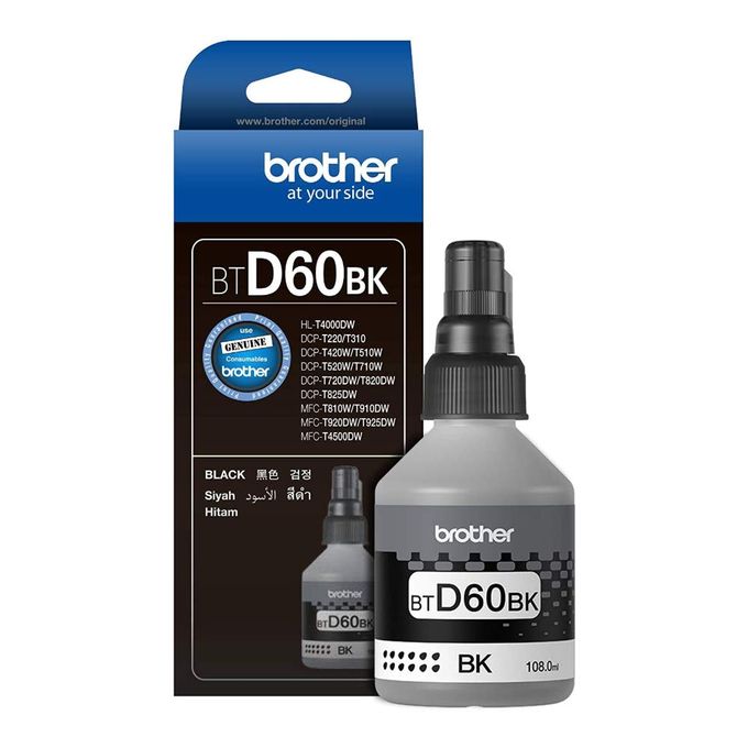 BROTHER BT-D60BK INK BOTTLE - BLACK