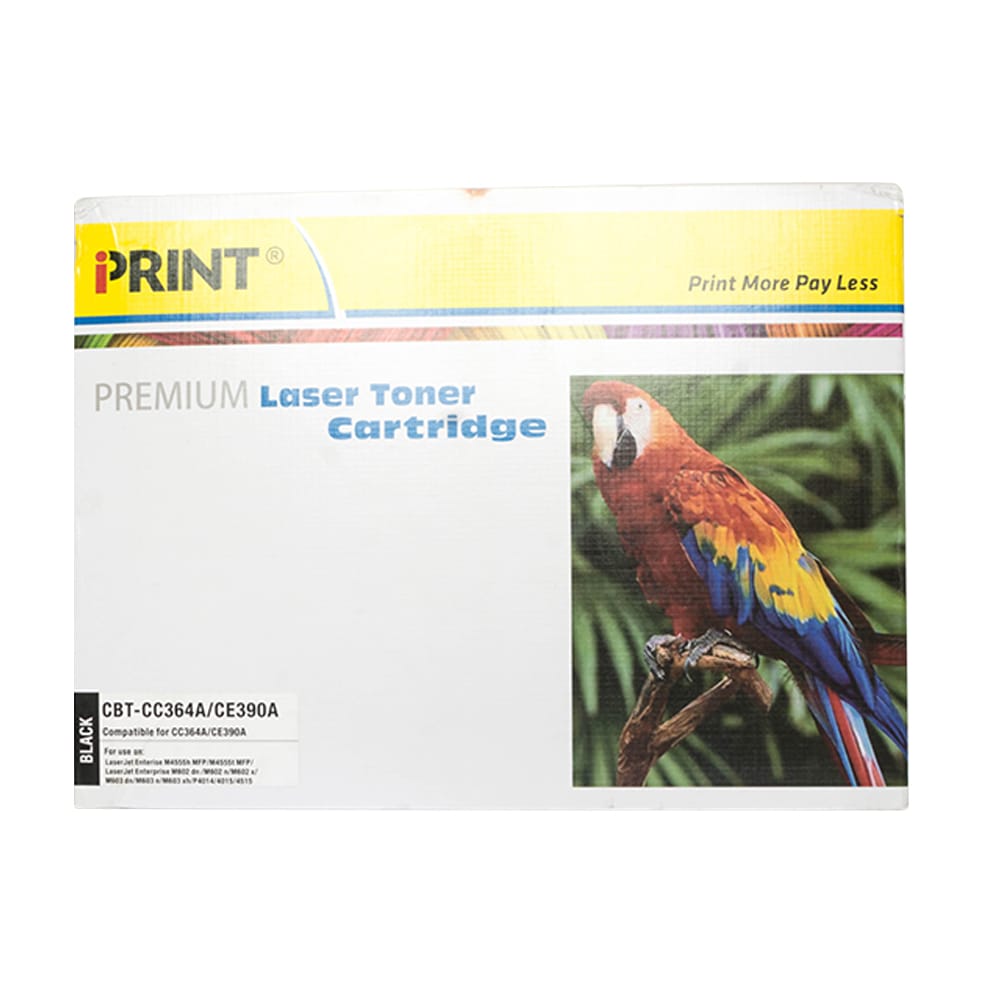 HP CE390A Black Toner Cartridge  for HP 90A by Iprint