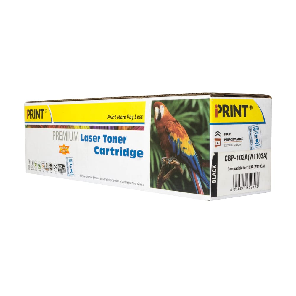 HP W1103A Black Toner Cartridge  hp 103A(WITH CHIP) BY IPRINT