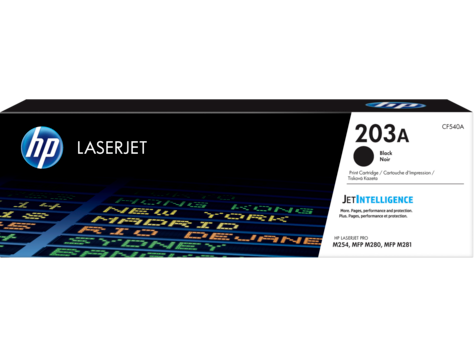 HP 203A Black Toner Cartridge - CF540A