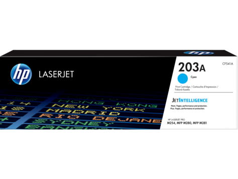 HP 203A Cyan Toner Cartridge - CF541A