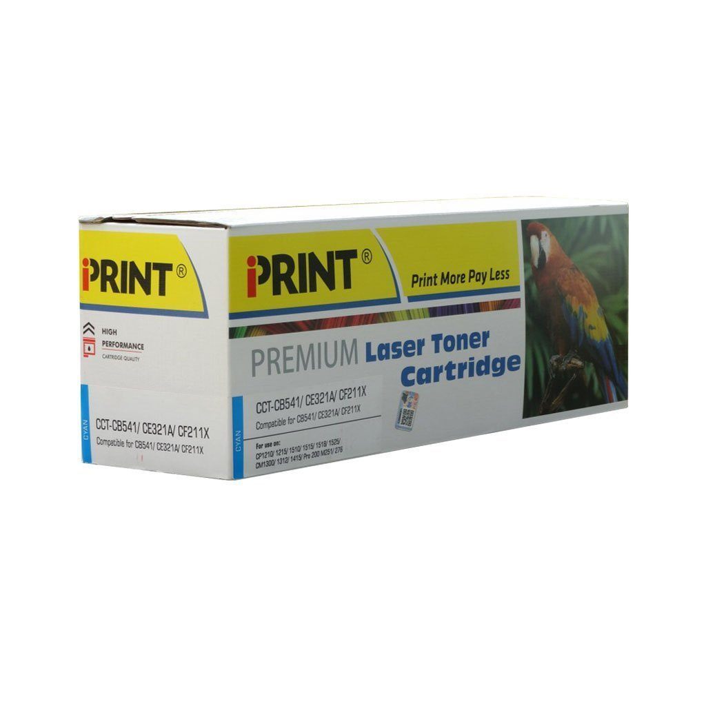 IPRINT CB541A/CE321A/CF211X Compatible CYAN Toner Cartridge for CB541A/CE321A/CF211A