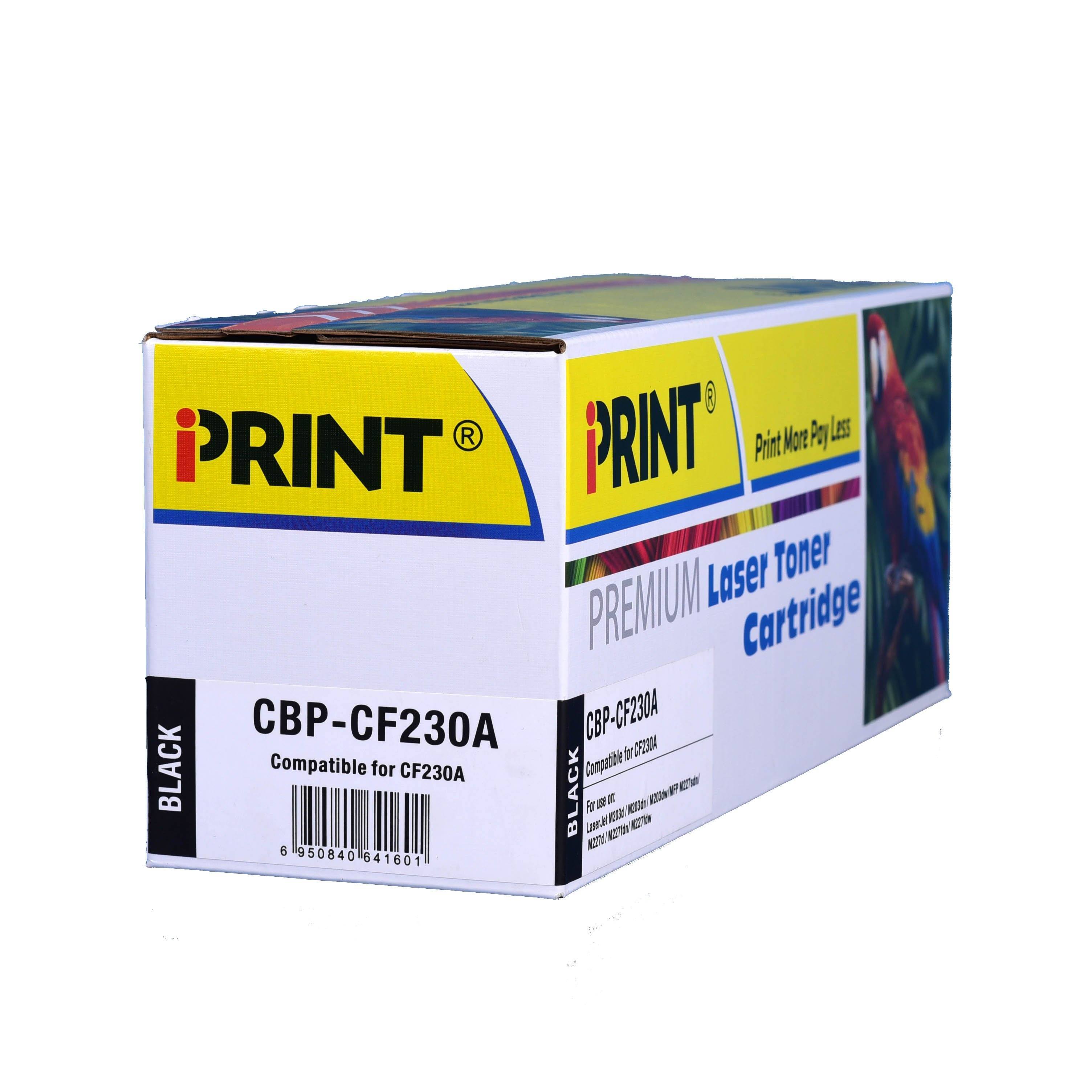 IPRINT CF230A Compatible Black Toner Cartridge for HP CF230A
