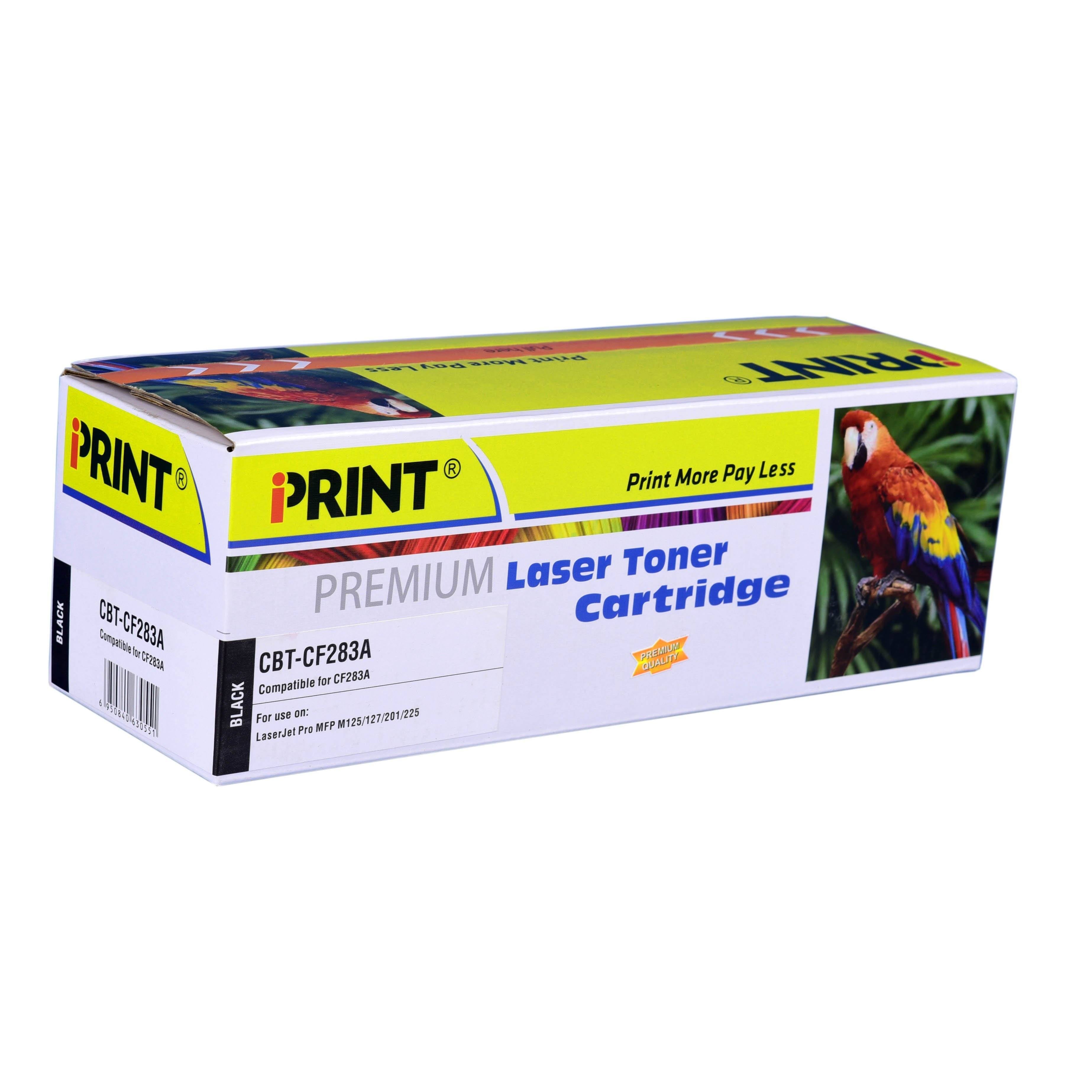IPRINT CF283A Compatible Black Toner Cartridge for HP CF283A