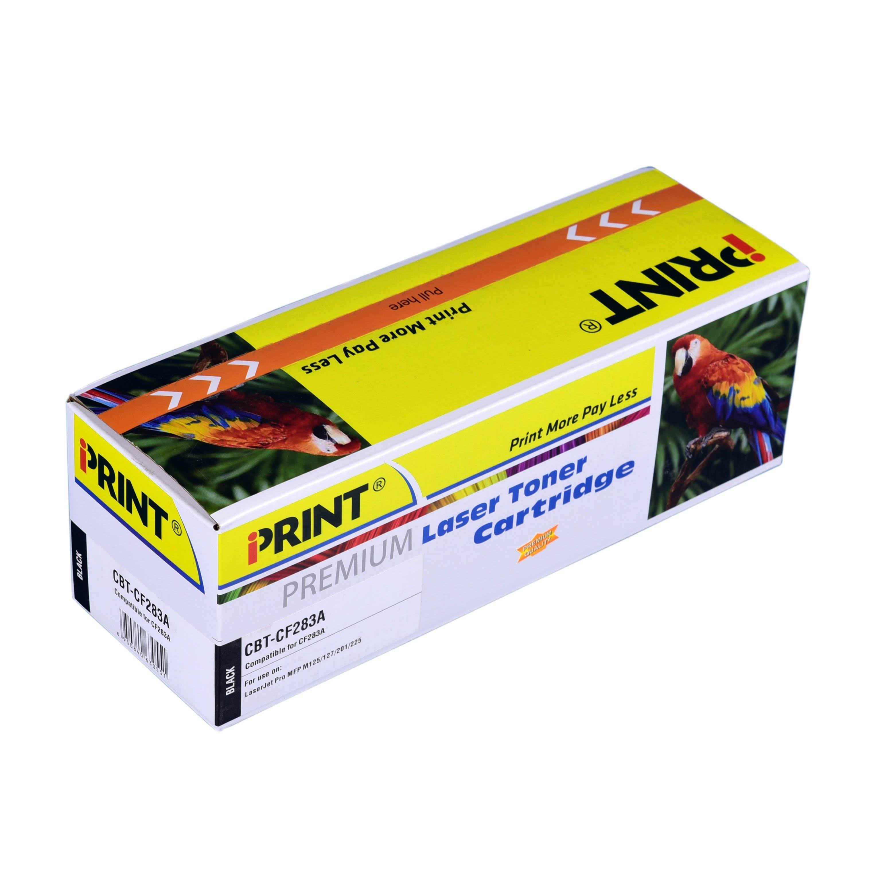 IPRINT CF283A Compatible Black Toner Cartridge for HP CF283A