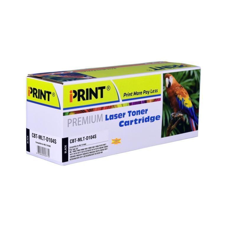 IPRINT MLT-104S Compatible Black Toner Cartridge for Samsung MLT D104S
