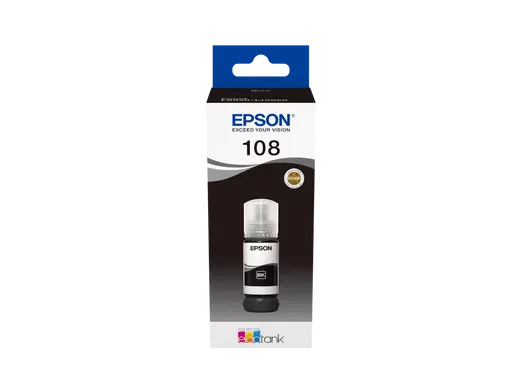 Epson Ecotank 108 Black Ink 70ml