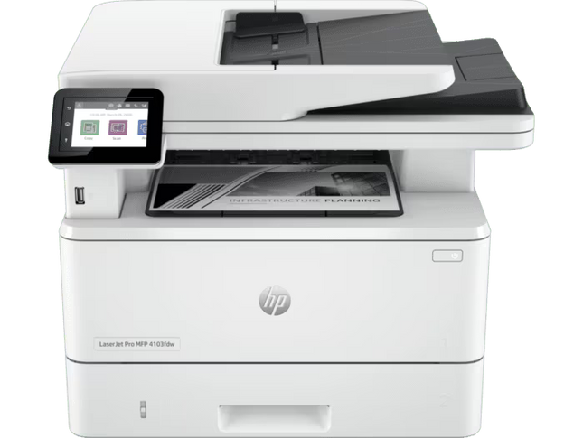 HP LaserJet Pro MFP 4103fdw All in One Printer (2Z629A)