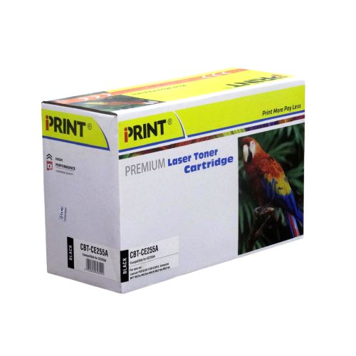 IPRINT CBT-CE255A Compatible for HP 55A Black