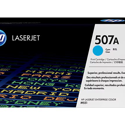 HP 507A Cyan Toner Cartridge CE401A