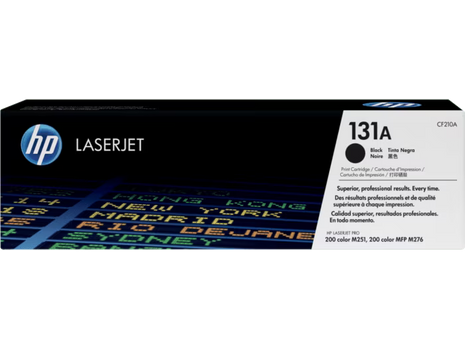 HP 131A Black LaserJet Toner Cartridge (CF210A)-Genuine