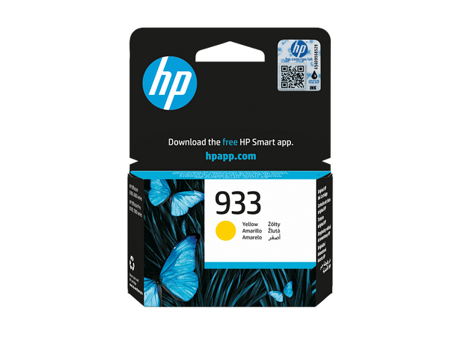 HP 933 High Yield Yellow Original Ink Cartridge (CN060AE)