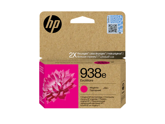 HP 938e EvoMore Magenta Original Ink Cartridge