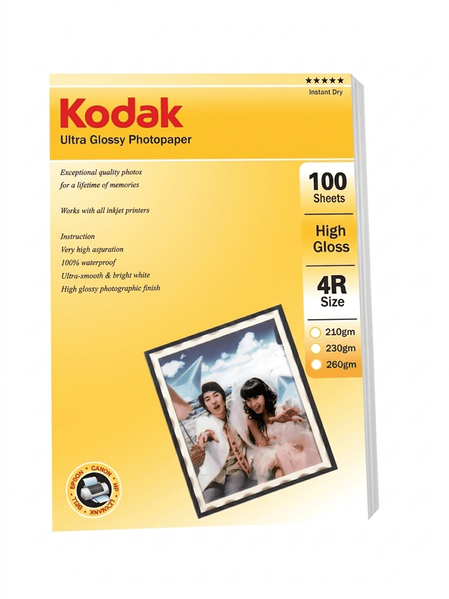A6 PHOTOPAPERS - KODAK REAM OF 100 SHEETS - 230gsm - Emerging Computers Limited