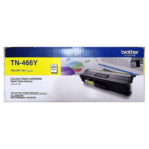 Brother TN - 466Y Yellow Super High Yield Toner Cartridge - Emerging Computers Limited