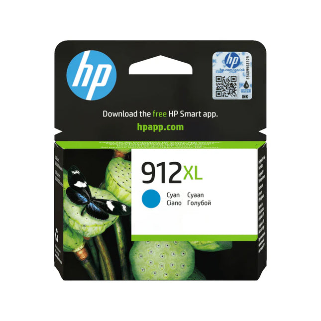 HP 912 XL Cyan Ink Cartridge-3YL81AE