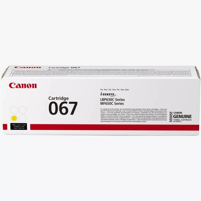 Canon 067 Y Yellow Toner Cartridge - Emerging Computers Limited