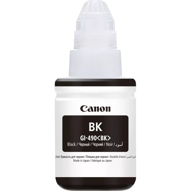Canon GI - 490 BK Original Black Ink - Emerging Computers Limited