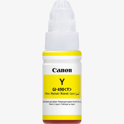 Canon GI - 490 Y Original Yellow Ink - Emerging Computers Limited