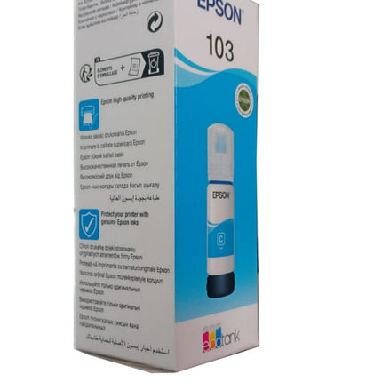 Epson 103 EcoTank Cyan ink bottle 65 ml - Emerging Computers Limited