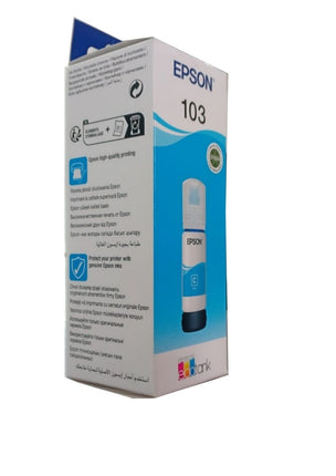 Epson 103 EcoTank Cyan ink bottle 65 ml - Emerging Computers Limited