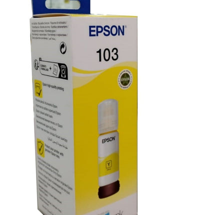 Epson 103 Ecotank Yellow ink bottle 65 ml - Emerging Computers Limited