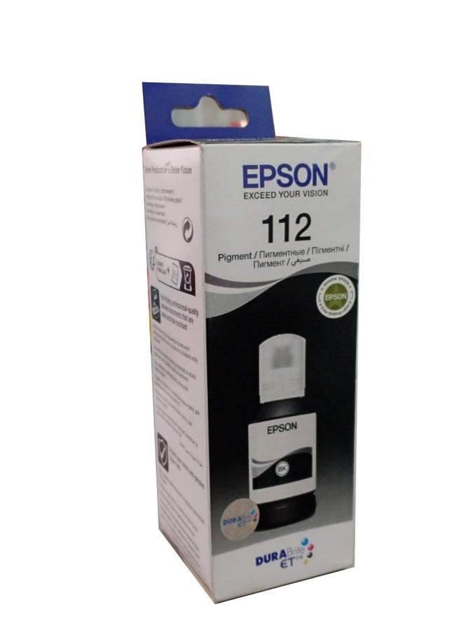 Epson 112 EcoTank Black ink bottle 127ml - Emerging Computers Limited