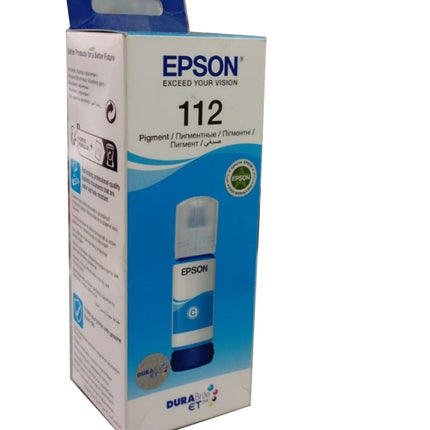 Epson 112 EcoTank Cyan ink bottle 70ml - Emerging Computers Limited