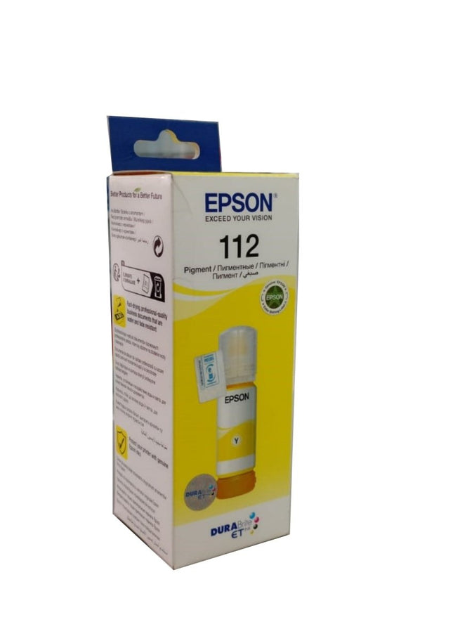 Epson 112 EcoTank Yellow ink bottle 70ml - Emerging Computers Limited