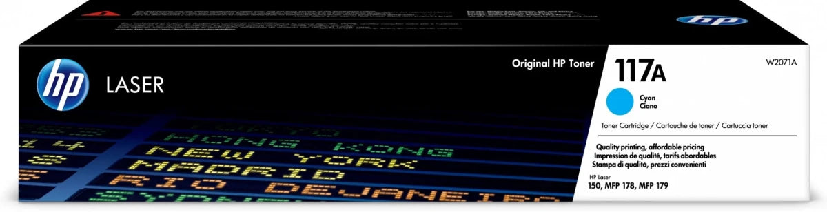 HP 117A cyan toner cartridge W2071A - Emerging Computers Limited