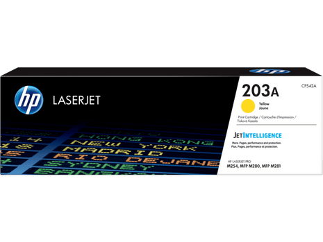 HP 203A Yellow Toner Cartridge CF542A - Emerging Computers Limited