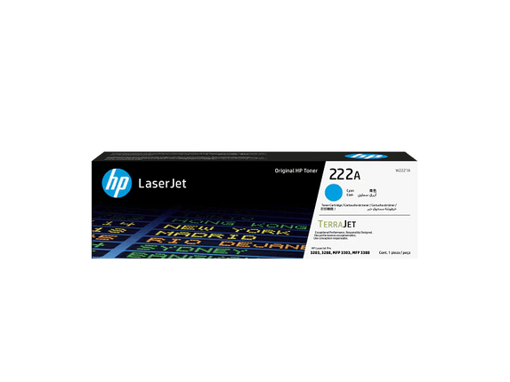 HP 222A Cyan LaserJet Toner Cartridge (W2221A) - Emerging Computers Limited
