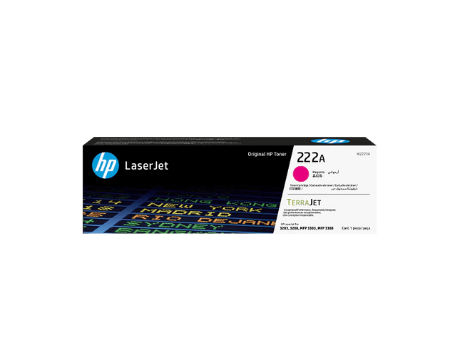 HP 222A Magenta LaserJet Toner Cartridge (W2223A) - Emerging Computers Limited