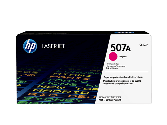 HP 507A Magenta Toner Cartridge CE403A - Emerging Computers Limited