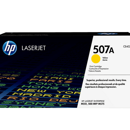 HP 507A Yellow Toner Cartridge CE402A - Emerging Computers Limited