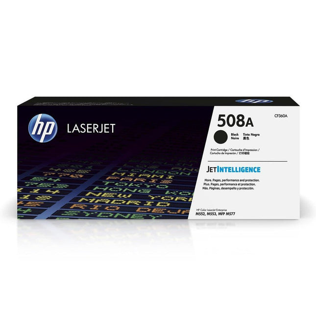 HP 508A Black LaserJet Toner Cartridge (CF360A) - Emerging Computers Limited