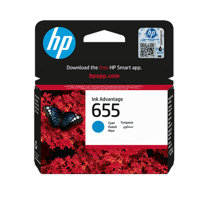 HP 655 Ink Cartridge Cyan - Emerging Computers Limited