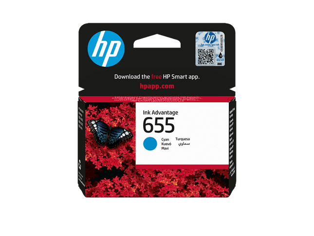 HP 655 Ink Cartridge Cyan - Emerging Computers Limited