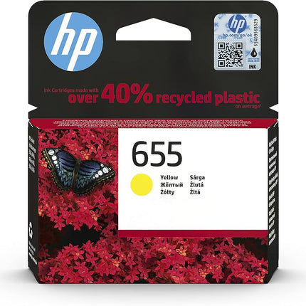 HP 655 Ink Cartridge Yellow - Emerging Computers Limited