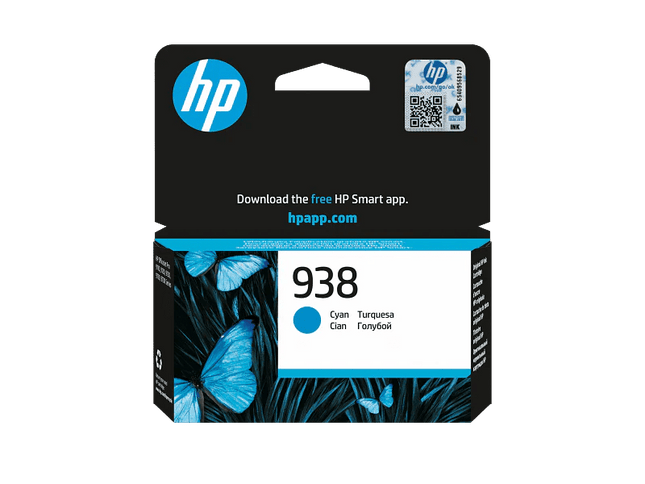 HP 938 Cyan Ink Cartridge (4S6X5PE) - Emerging Computers Limited