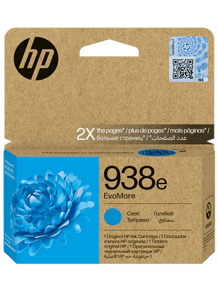 HP 938e EvoMore Cyan Original Ink Cartridge - Emerging Computers Limited
