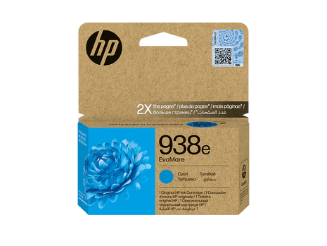 HP 938e EvoMore Cyan Original Ink Cartridge - Emerging Computers Limited