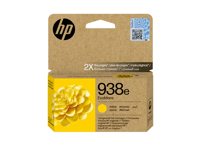 HP 938e EvoMore Yellow Original Ink Cartridge - Emerging Computers Limited