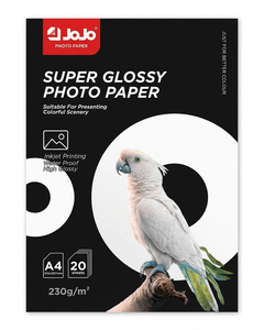 JOJO A4 SUPER GLOSSY PHOTO PAPER REAM OF 20 SHEETS - 230gsm - Emerging Computers Limited
